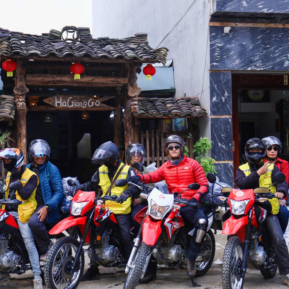 Have Breakfast and Practice Motorbike